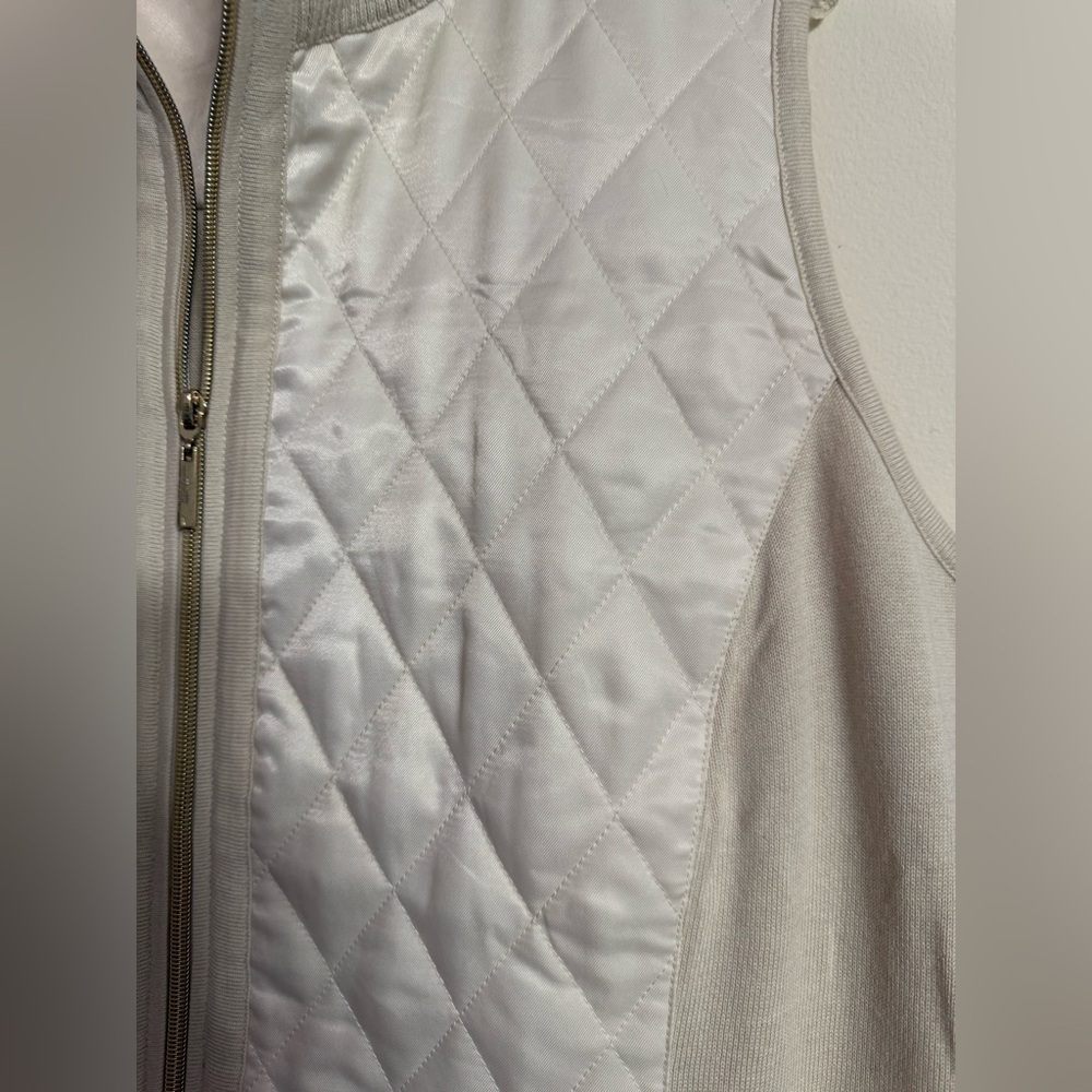 Susan Graver Women's Versatile Cream Beige Vest Plus Size 2X - Picture 3 of 4